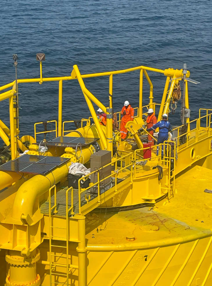 A floating rig